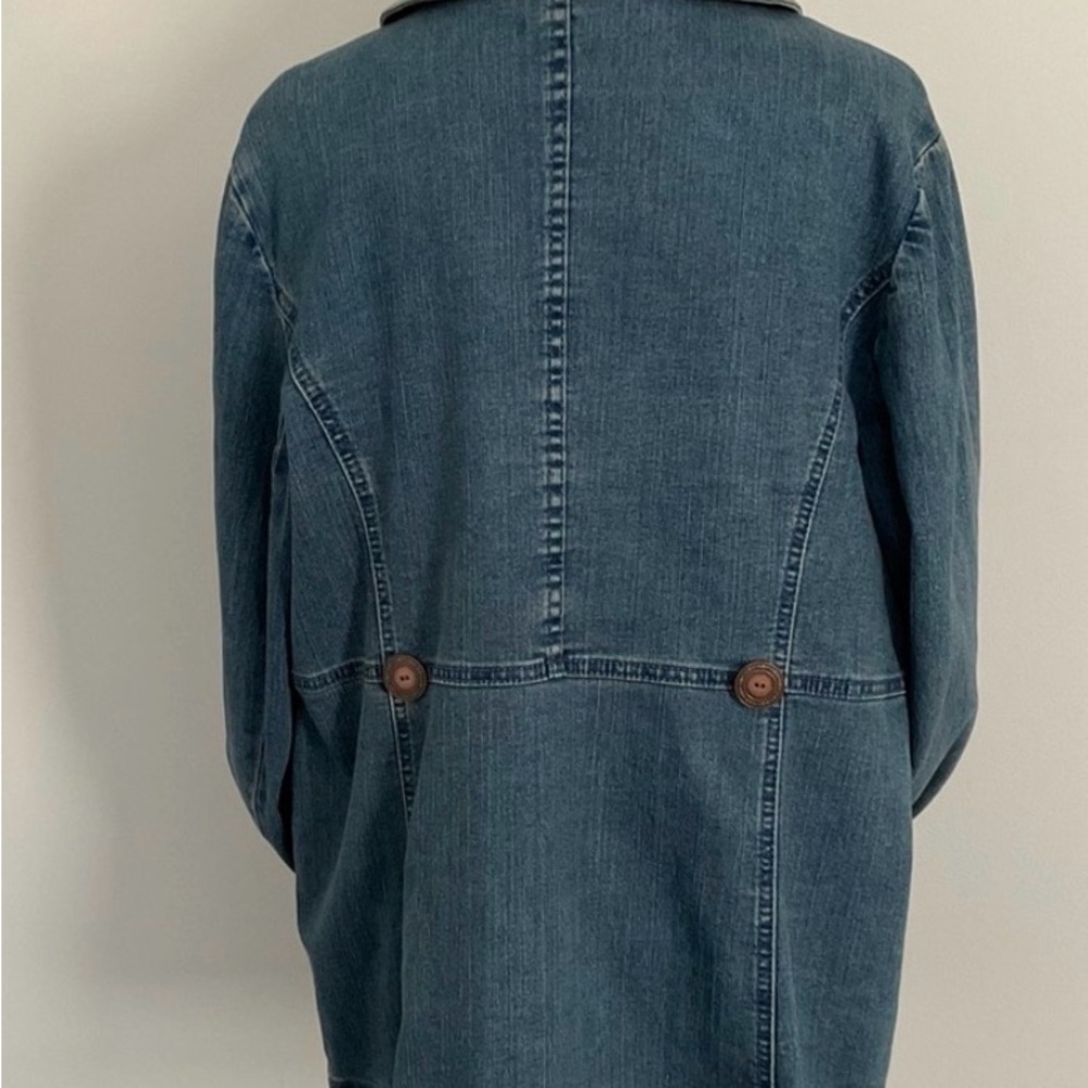 Susan Graver Blue Jean Jacket - Picture 3 of 5